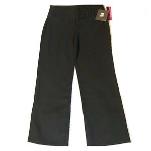 iZ Byer Mid Rise Relaxed Fit Flare Dress Pants